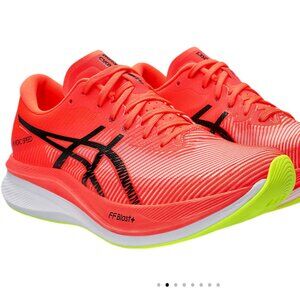 NEW in Box Asics Magic Speed 3 Mens 7.5 or Womens 9 US 40.5 EUR Sunrise Red Blk